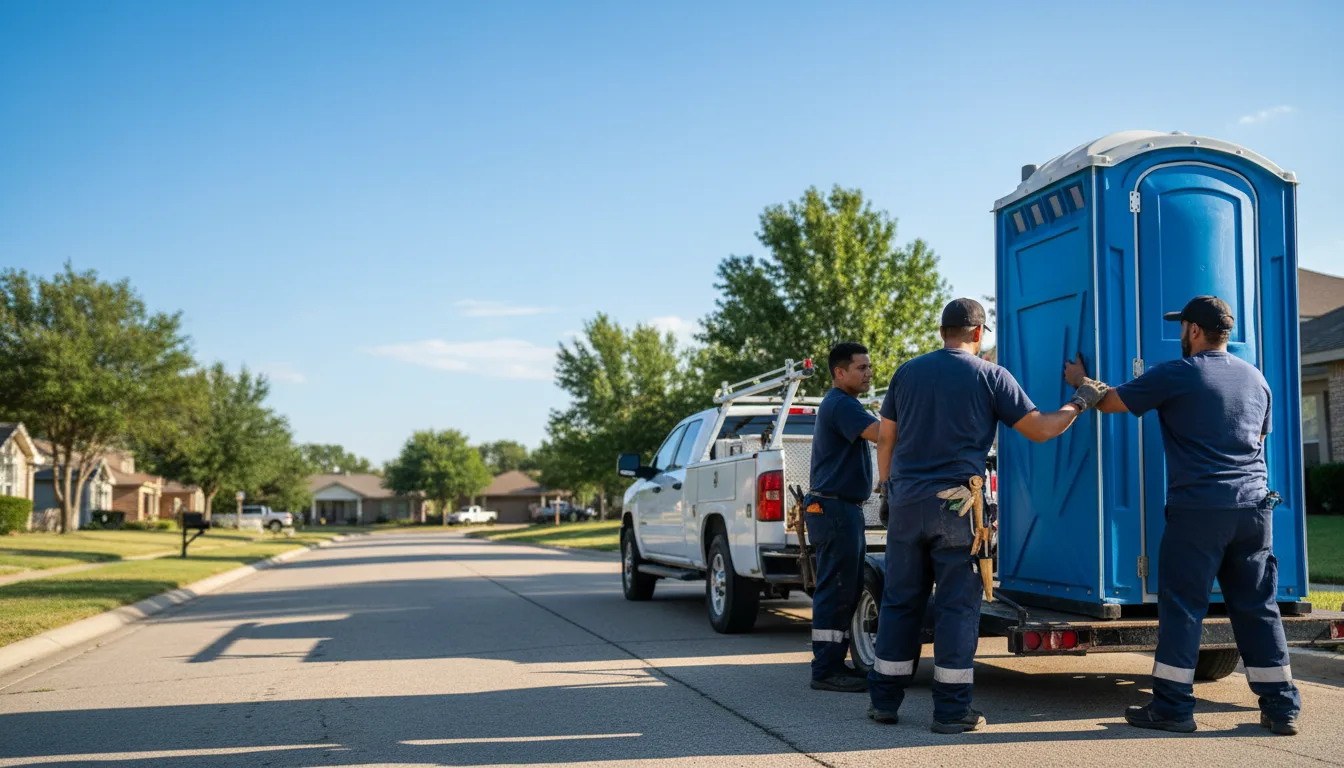 Portable Toilet Rental in Gans, OK near me